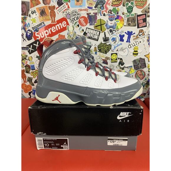 Size 10 - Jordan 9 Retro Mid Fire Red 100% Authentic - Picture 1 of 5